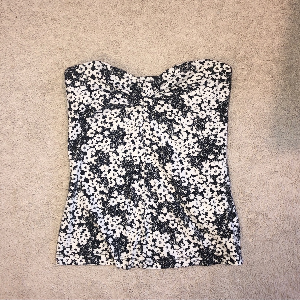 Floral tube top